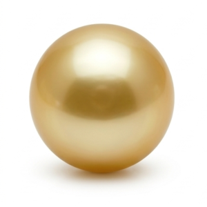 Golden Moti South Sea Pearl 8 Ratti Natural Gemstone with Certificate
