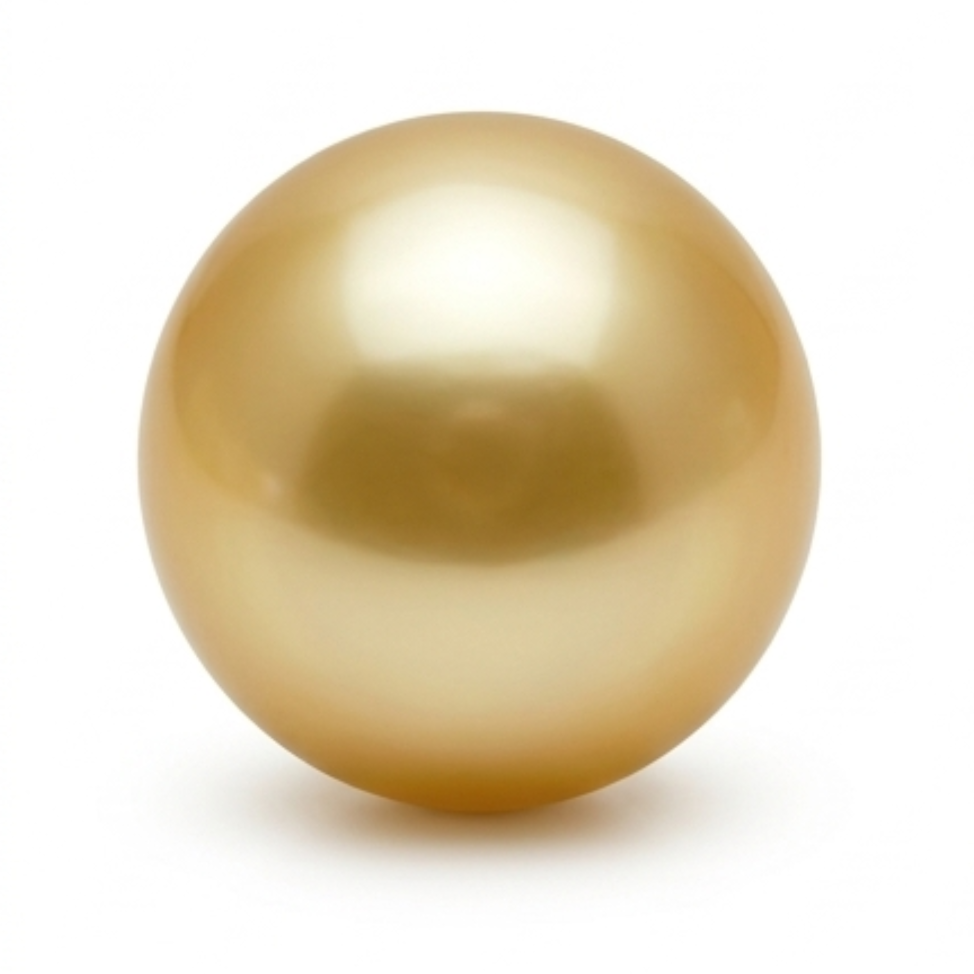Golden Moti South Sea Pearl 8 Ratti Natural Gemstone with Certificate