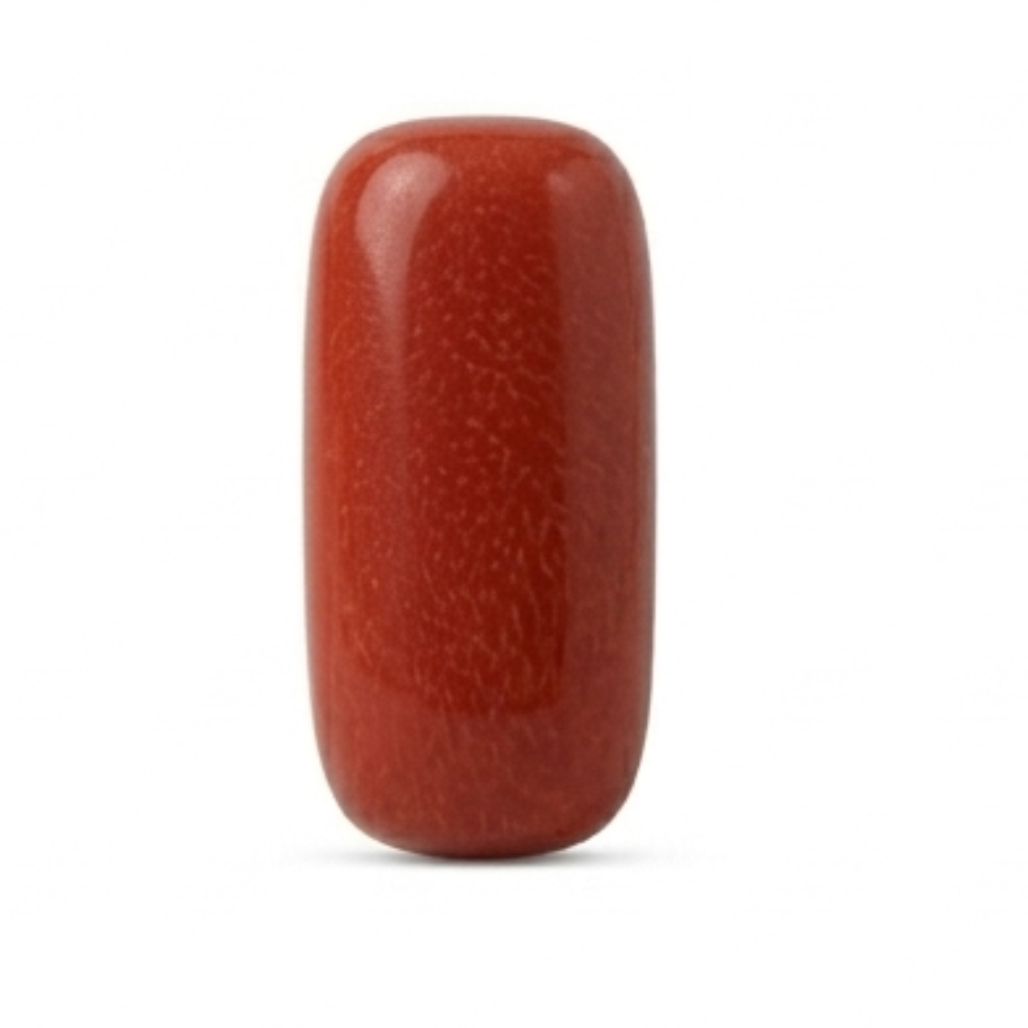 Natural Red Coral (Moonga) Capsule Shape – 6 Ratti Mars (Mangal) Gemstone