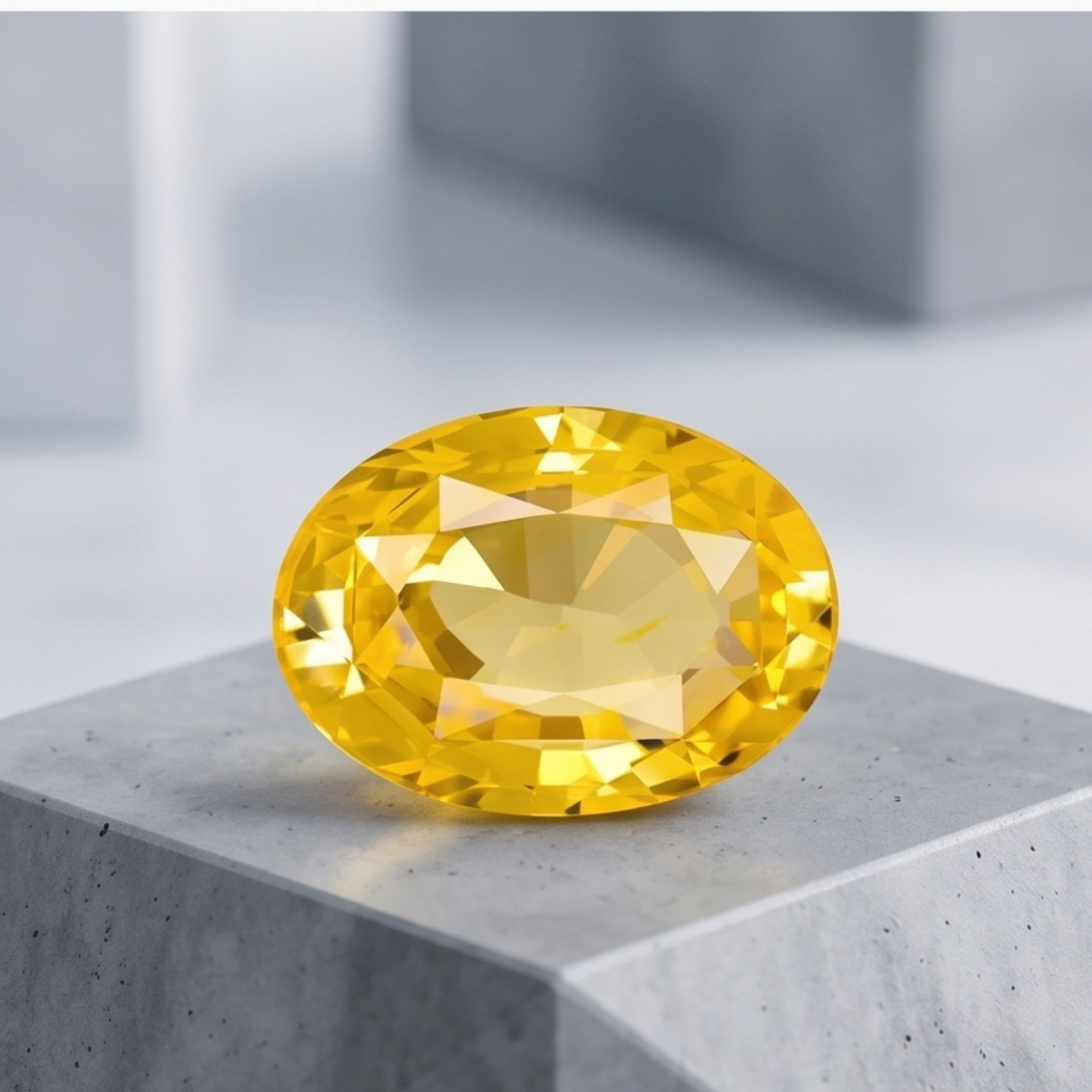 Natural Ceylon Yellow Sapphire (Pukhraj) Premium Gemstone - Image 2