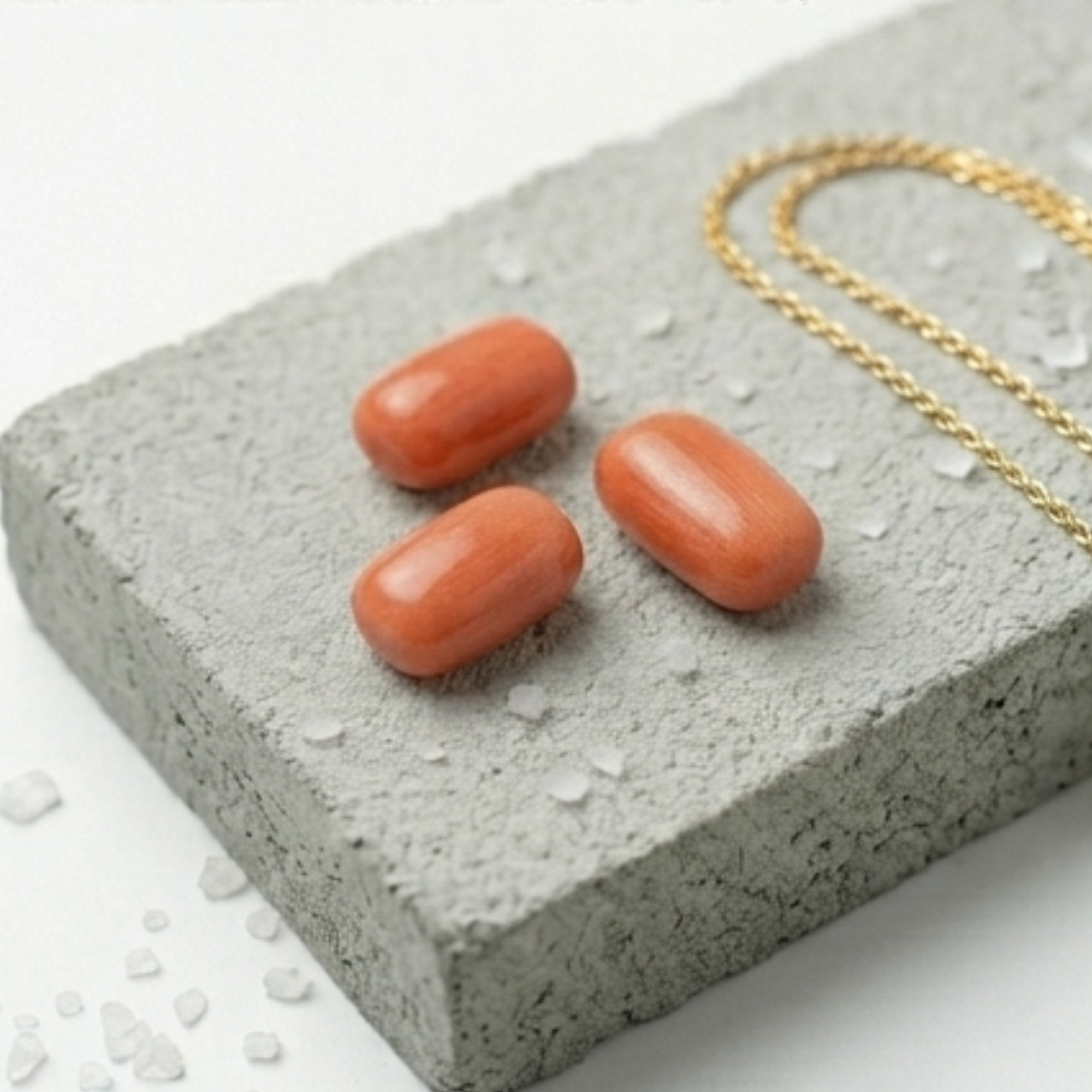 Natural Red Coral (Moonga) Capsule Shape – 8 Ratti Premium Gemstone - Image 5