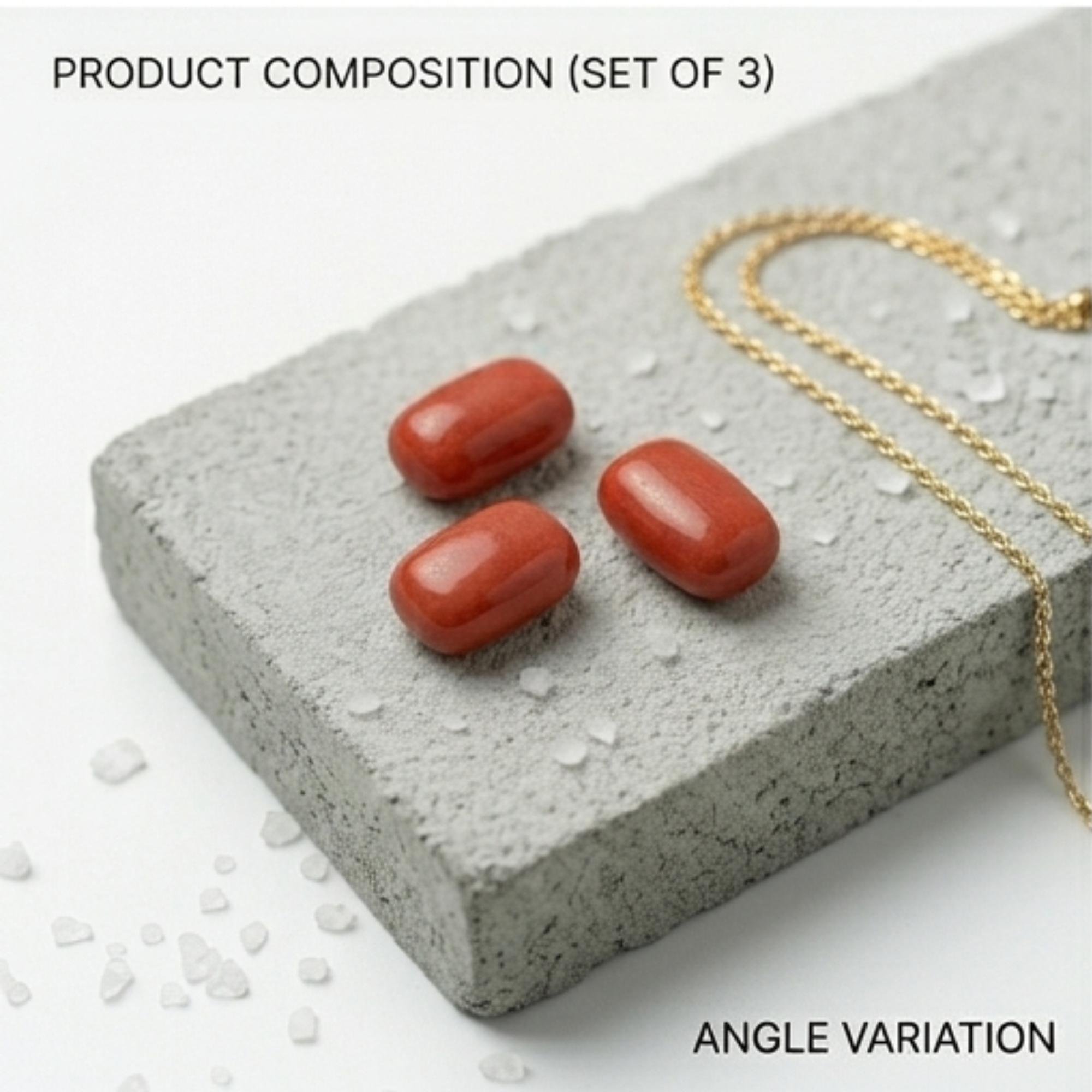 Natural Red Coral (Moonga) Capsule Shape – 6 Ratti Mars (Mangal) Gemstone - Image 4