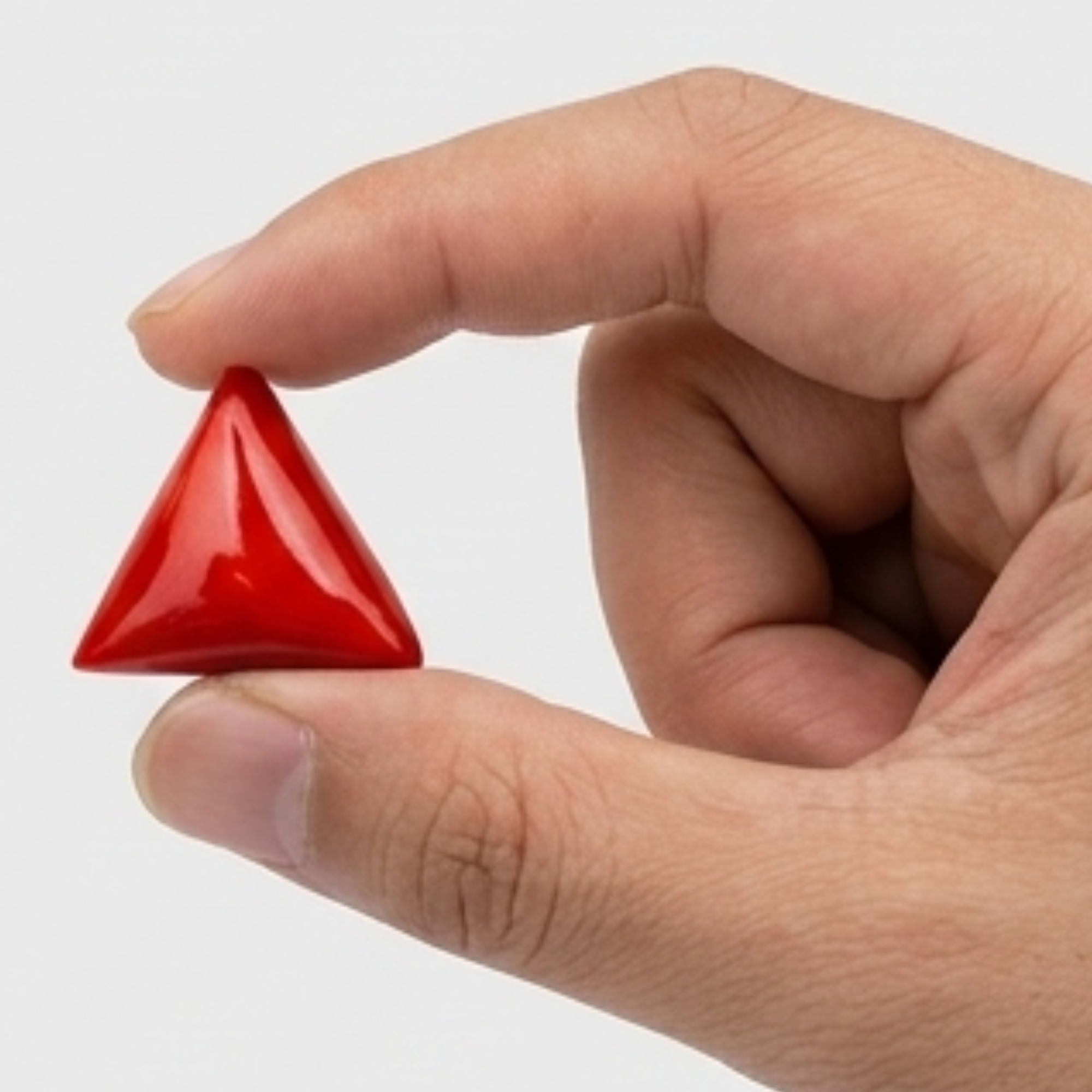 Natural Triangle Red Coral (Moonga) Gemstone – 5 Ratti Premium Quality Stone - Image 4