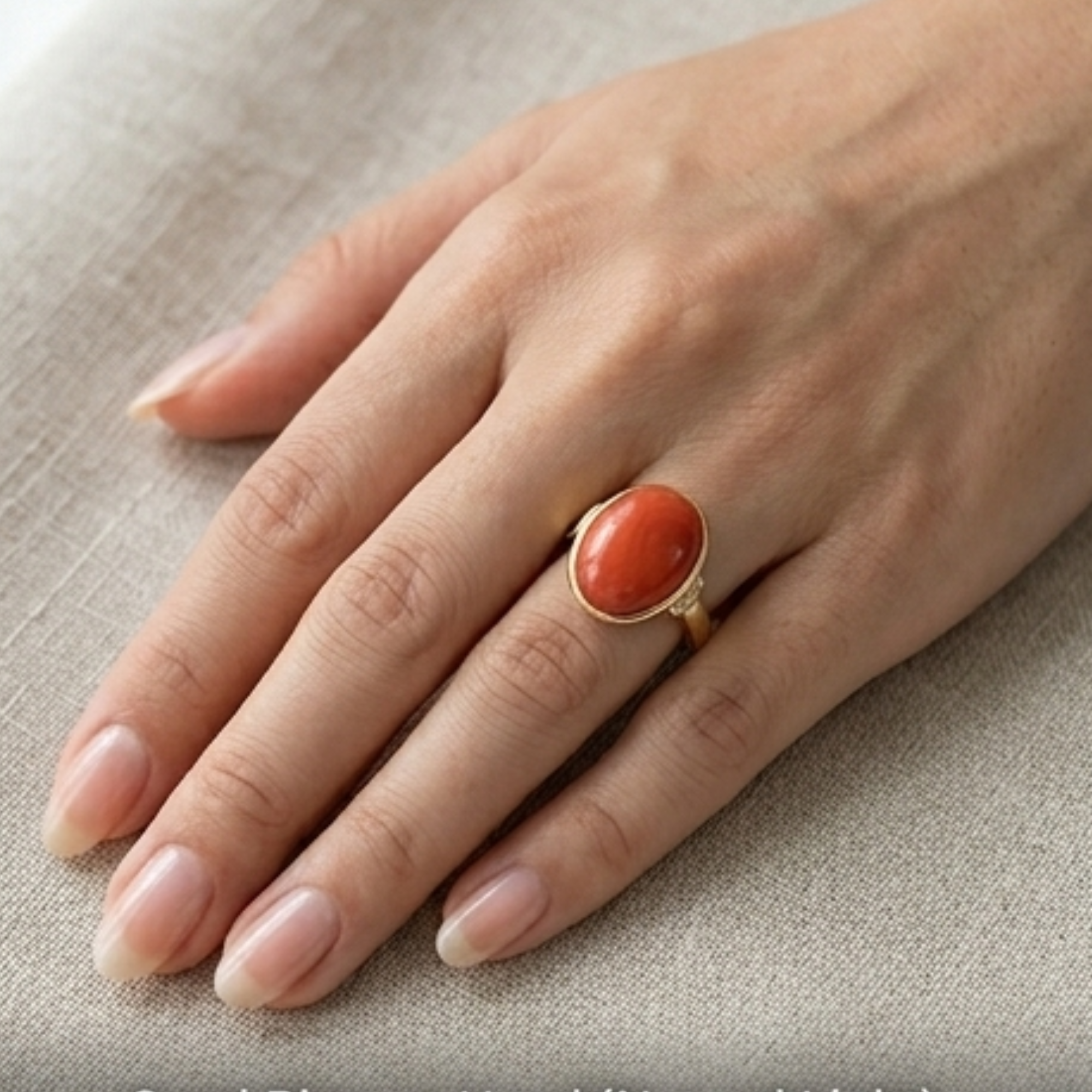 Natural Red Coral (Moonga) Gemstone – 10 Ratti Premium Quality Stone - Image 6