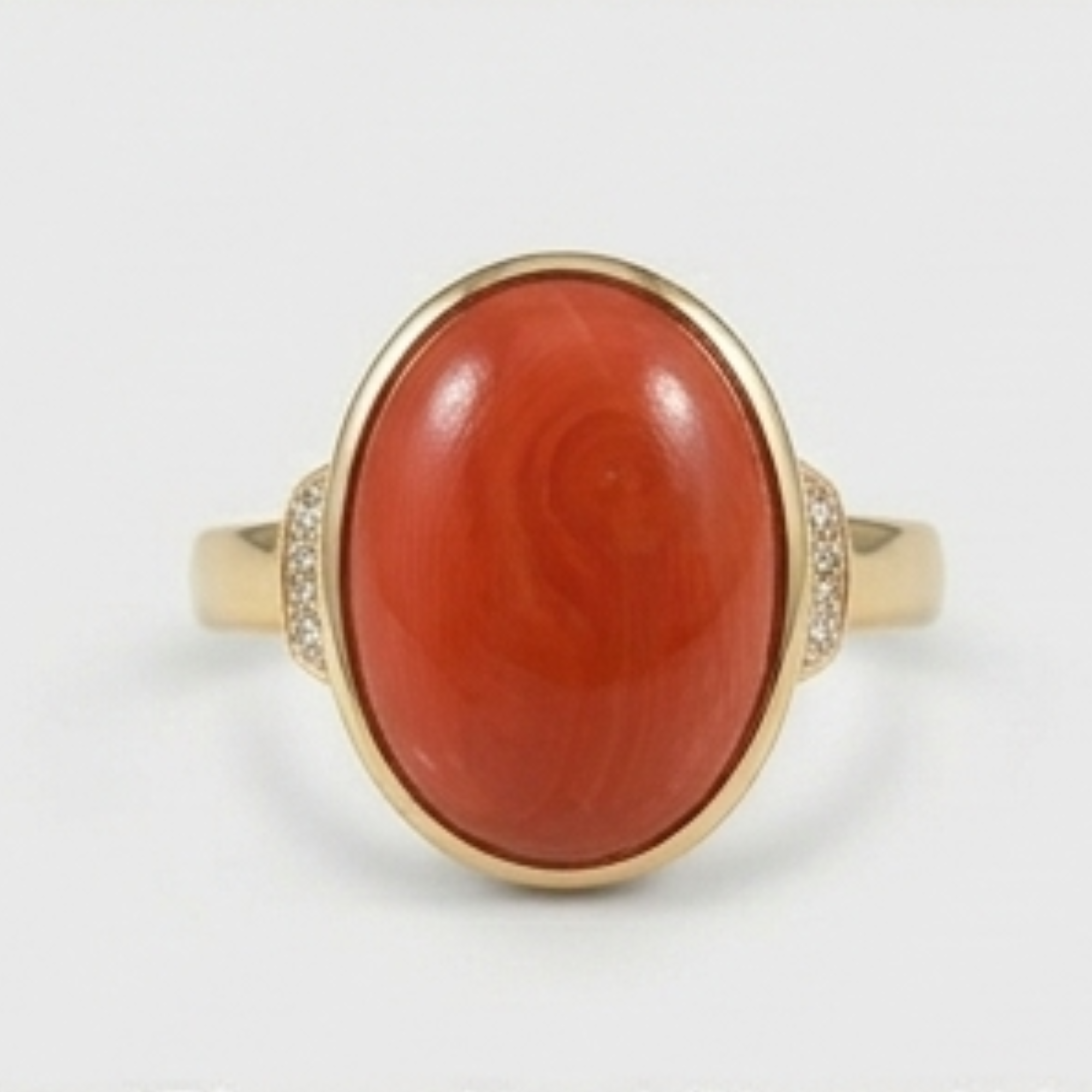 Natural Red Coral (Moonga) Gemstone – 10 Ratti Premium Quality Stone - Image 2