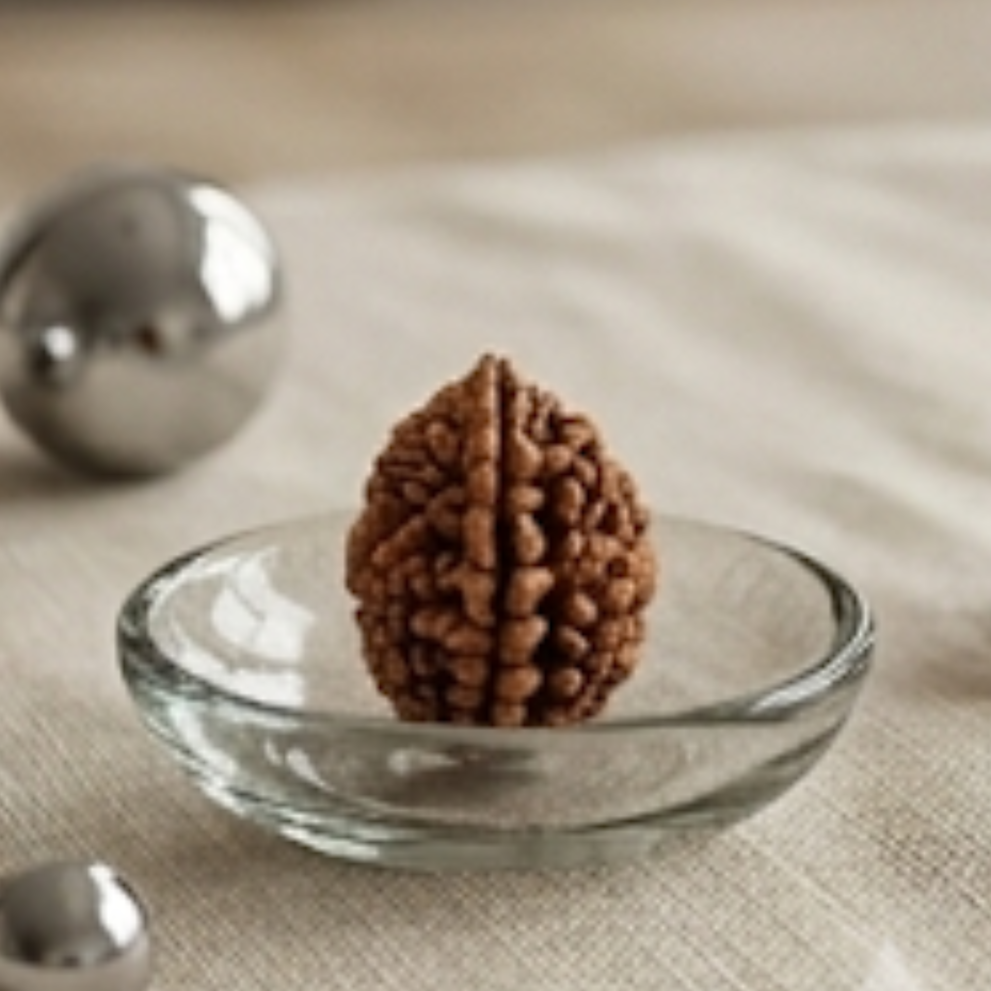 Original 2 Mukhi Rudraksha (Two Face Rudraksha) – Sacred Divine Bead - Image 2